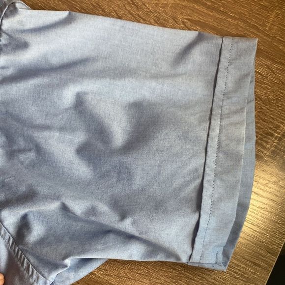 Mens Vintage Western Ruddock Pearl Snap Blue Button Down Size 30(3XL) - Picture 11 of 11